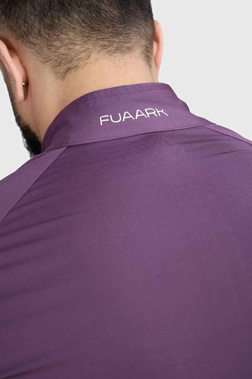 Fuaark Nz Thrive Pullovers Plum T-shirt showing a comfortable fit in a rich plum color, casual and stylish for everyday wear.