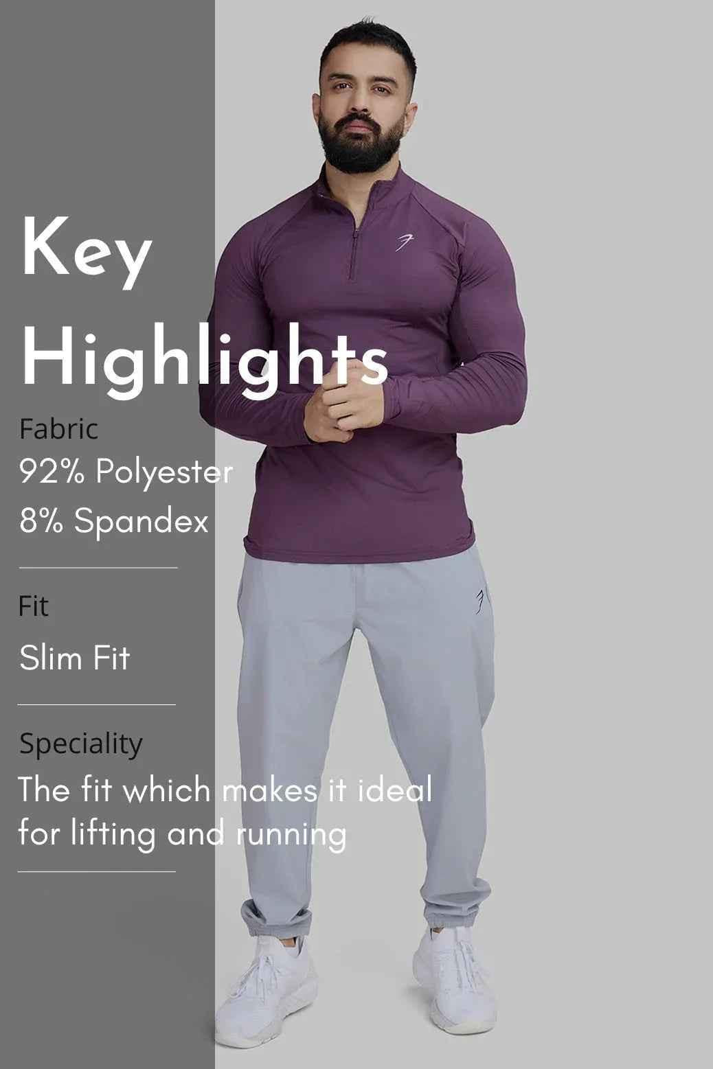 Fuaark Nz Thrive Pullovers Plum T-shirt displayed on a hanger, showcasing its soft fabric and vibrant plum color.