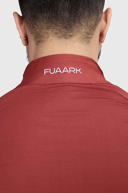 Fuaark Nz Thrive Pullovers Salsa T-shirt featuring a colorful, stylish design on soft cotton fabric.
