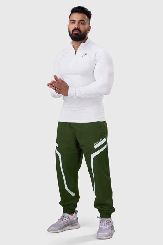 White Thrive pullovers T-shirt by Fuaark Nz featuring a comfortable fit and minimalist design.