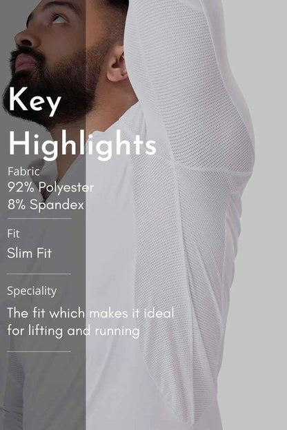 White Thrive pullovers T-shirt by Fuaark Nz featuring a comfortable fit and minimalist design.