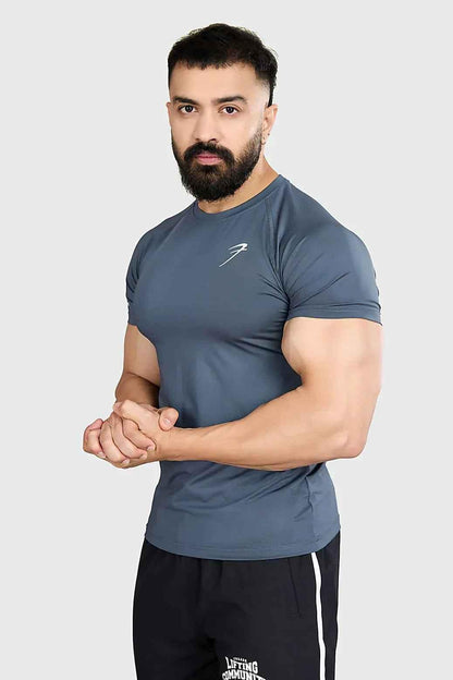 Urban grey Fuaark Nz T-shirt for trendy street style, featuring a casual fit and modern design.