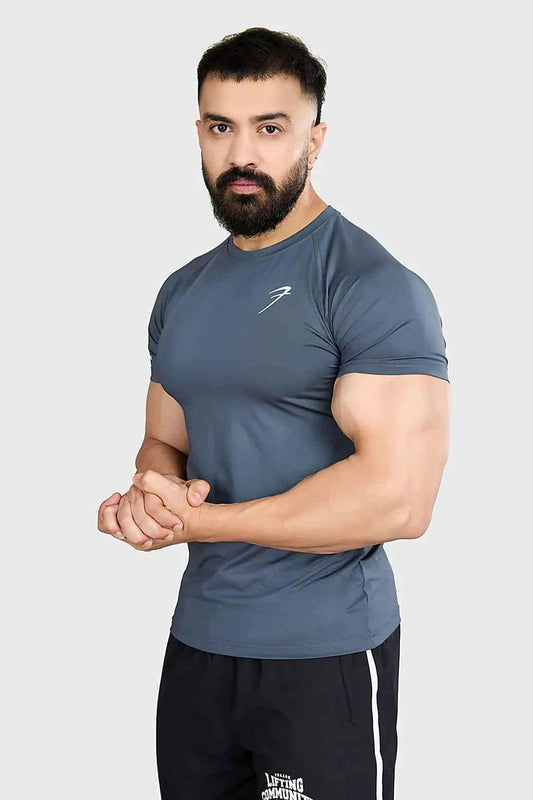Urban grey Fuaark Nz T-shirt for trendy street style, featuring a casual fit and modern design.