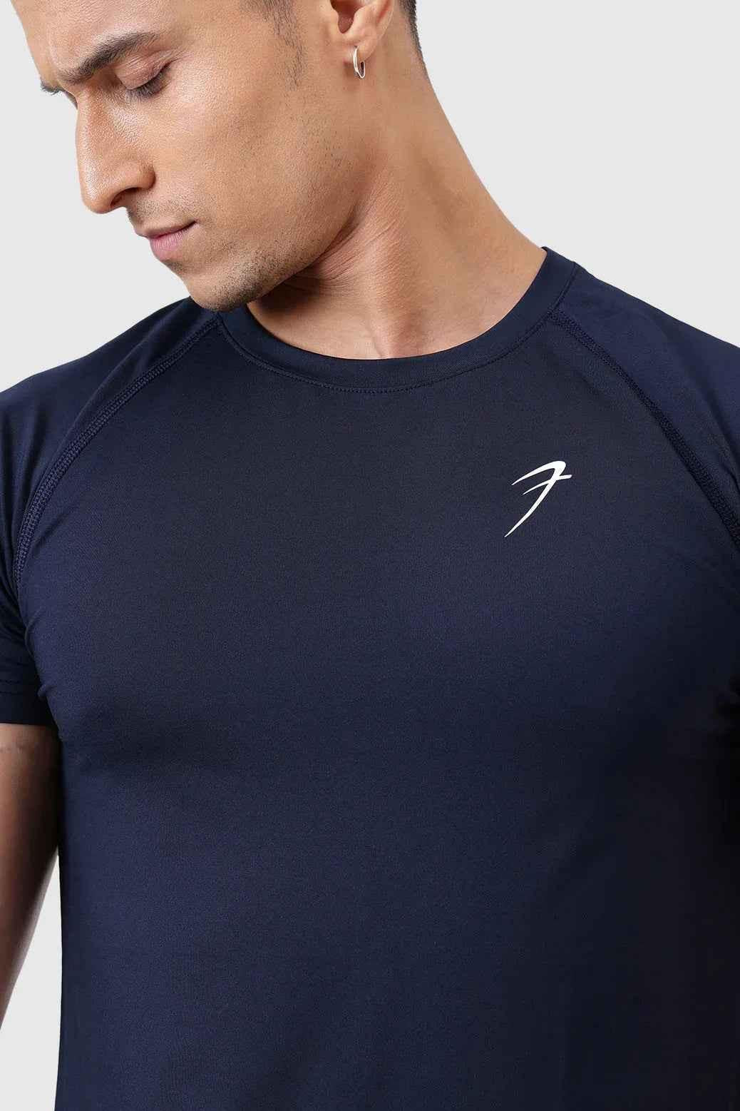 Urban Navy T-Shirt from Fuaark Nz, casual men's T-shirt with a modern fit, suitable for trendy everyday wear.