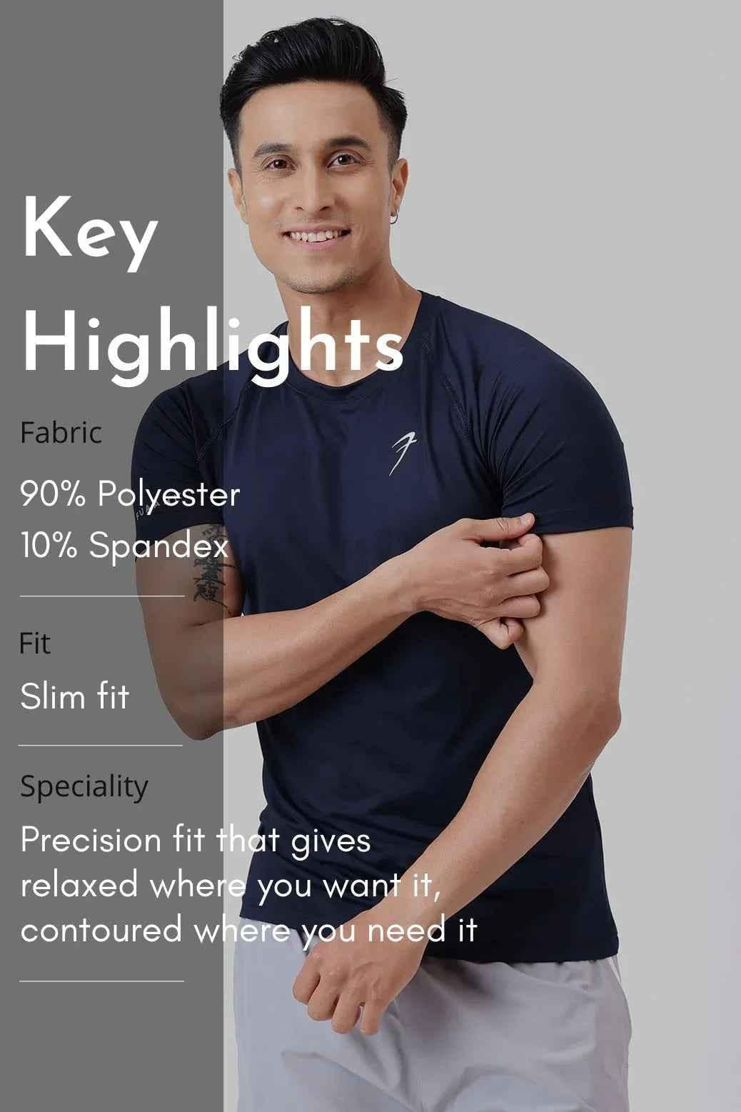 Fuaark Nz urban navy T-shirt for trendy casual wear, featuring a comfortable fit and stylish design for everyday casual outfits.