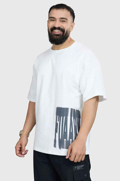 White Gorilla Oversized T-shirt by Fuaark Nz, casual fit, featuring a bold graphic design on the front.