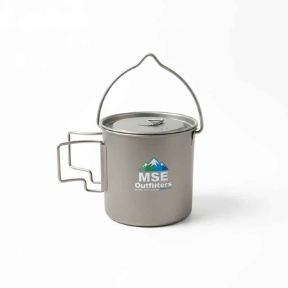 MSE Outfitters Titanium Pot 750ml | Ultralight Camp Cookware