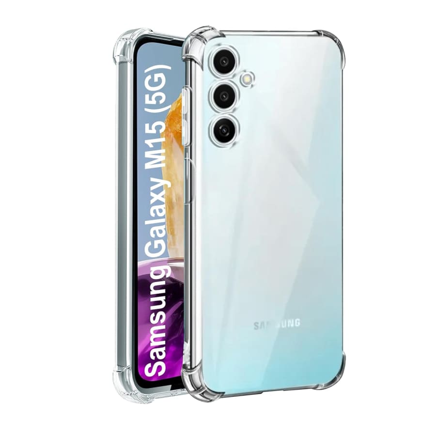 Protective Case for Samsung Galaxy M15 5G (Clear) 9eight5