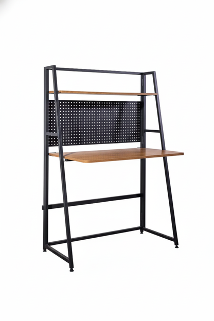 Garin desk with shelf Black Frame sue-e furniture