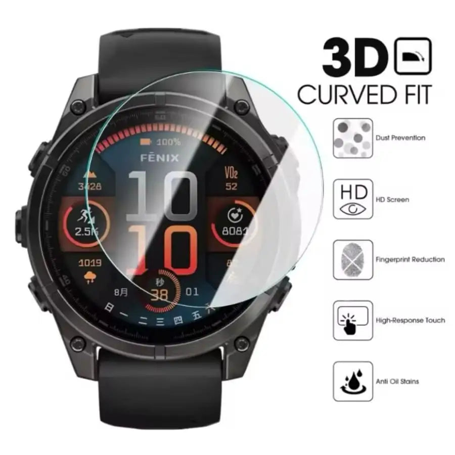 Screen Protectors for Garmin fenix 8 (43mm) Series (Pack of 5) Habicare