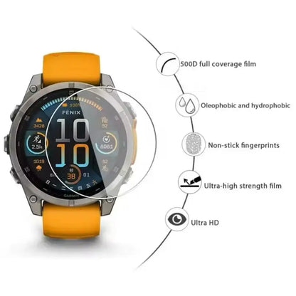 Screen Protectors for Garmin fenix 8 (51mm) Series (Pack of 5) Habicare