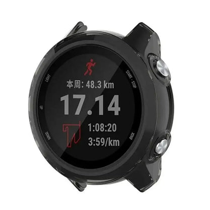 Protective Case for Garmin Forerunner 245 Series (Transparent Black) Habicare