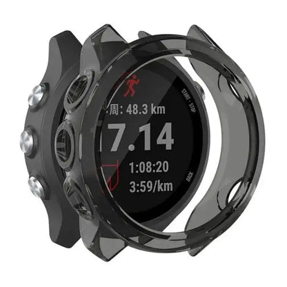 Protective Case for Garmin Forerunner 245 Series (Transparent Black) Habicare