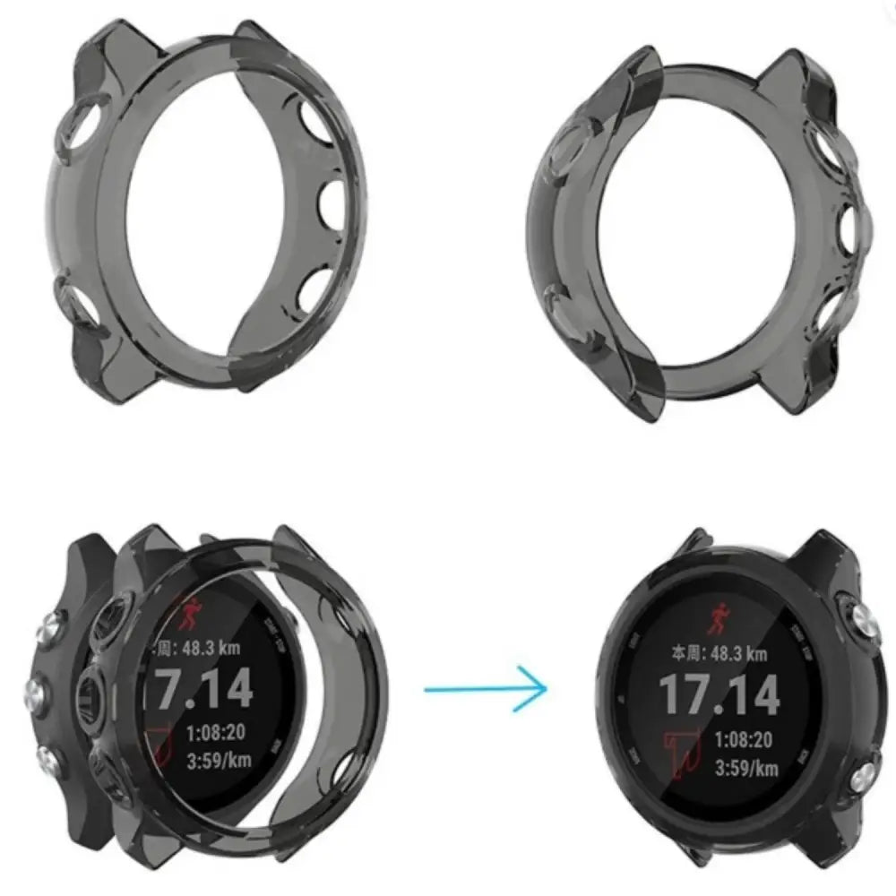 Protective Case for Garmin Forerunner 645 Series (Clear) Habicare