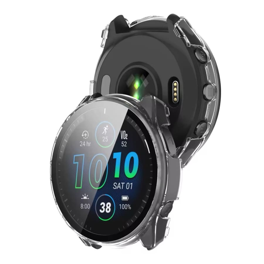 Protective Case for Garmin Forerunner 965 (Clear/ring) That Watch Shop