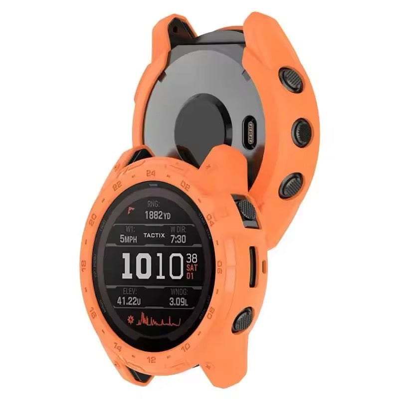 Protective Case for Garmin Tactix 7 (Orange) That Watch Shop