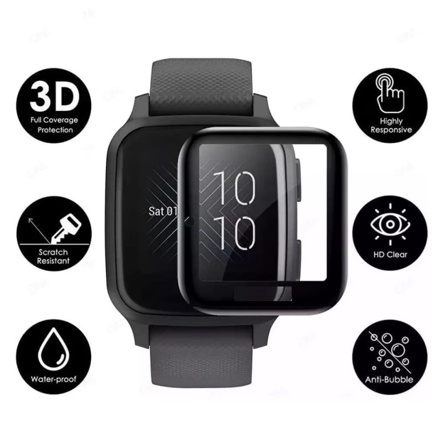 Screen Protectors for Garmin Venu Sq Series (Pack of 2) That Watch Shop