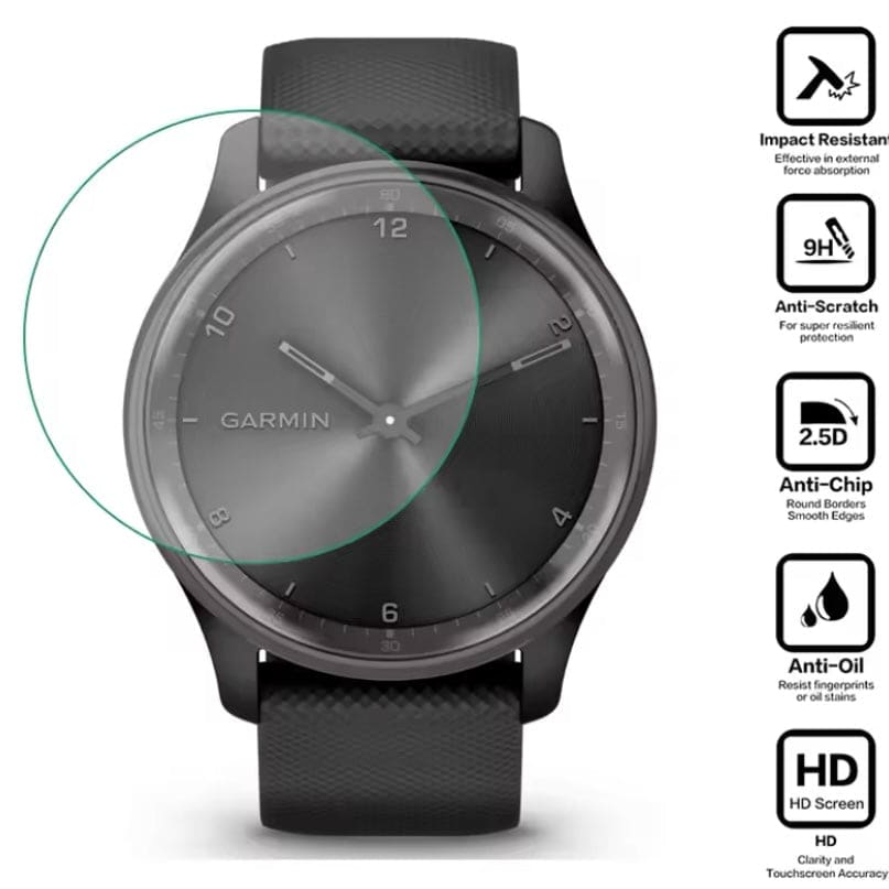 Hydrogel Screen Protector for Garmin Vivomove Trend (pack of 6) That Watch Shop