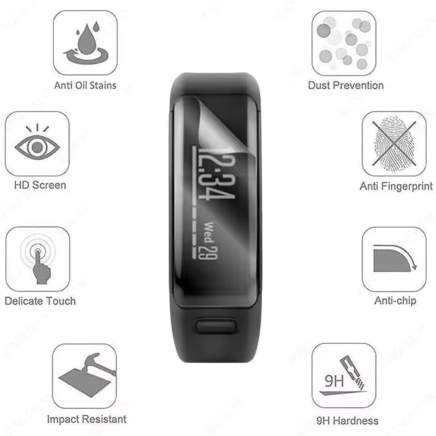 Hydrogel Screen Protectors for Garmin Vivosmart HR (Pack of 2) That Watch Shop