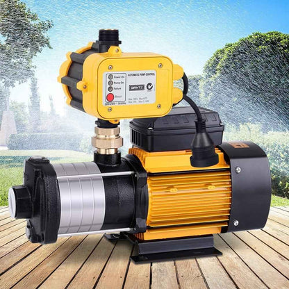 Giantz Garden Water Pump High Pressure 2000W 5-Stage Tank Irrigation Yellow