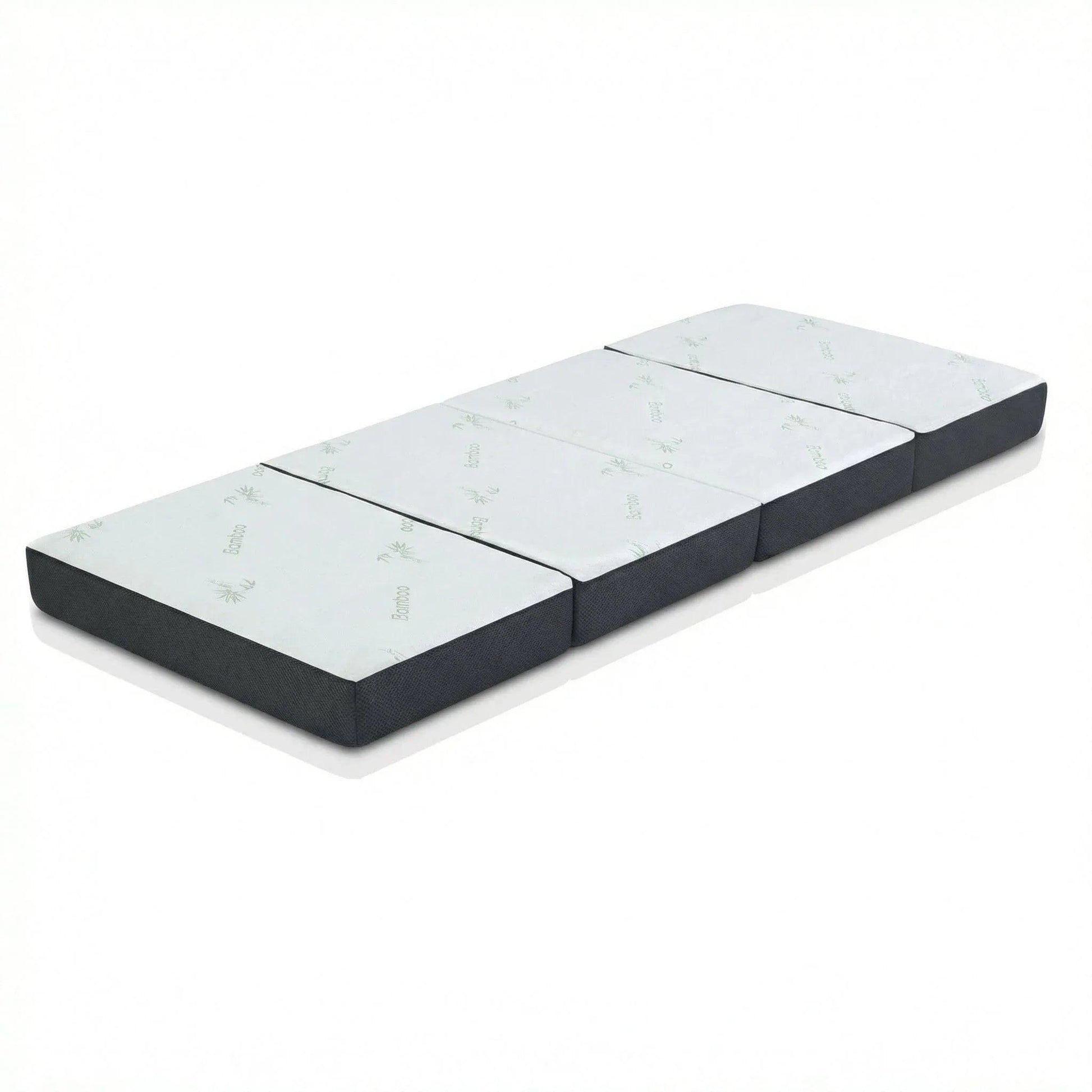 Giselle Bedding Foldable Mattress Folding Foam Sofa Bed Mat Bamboo.