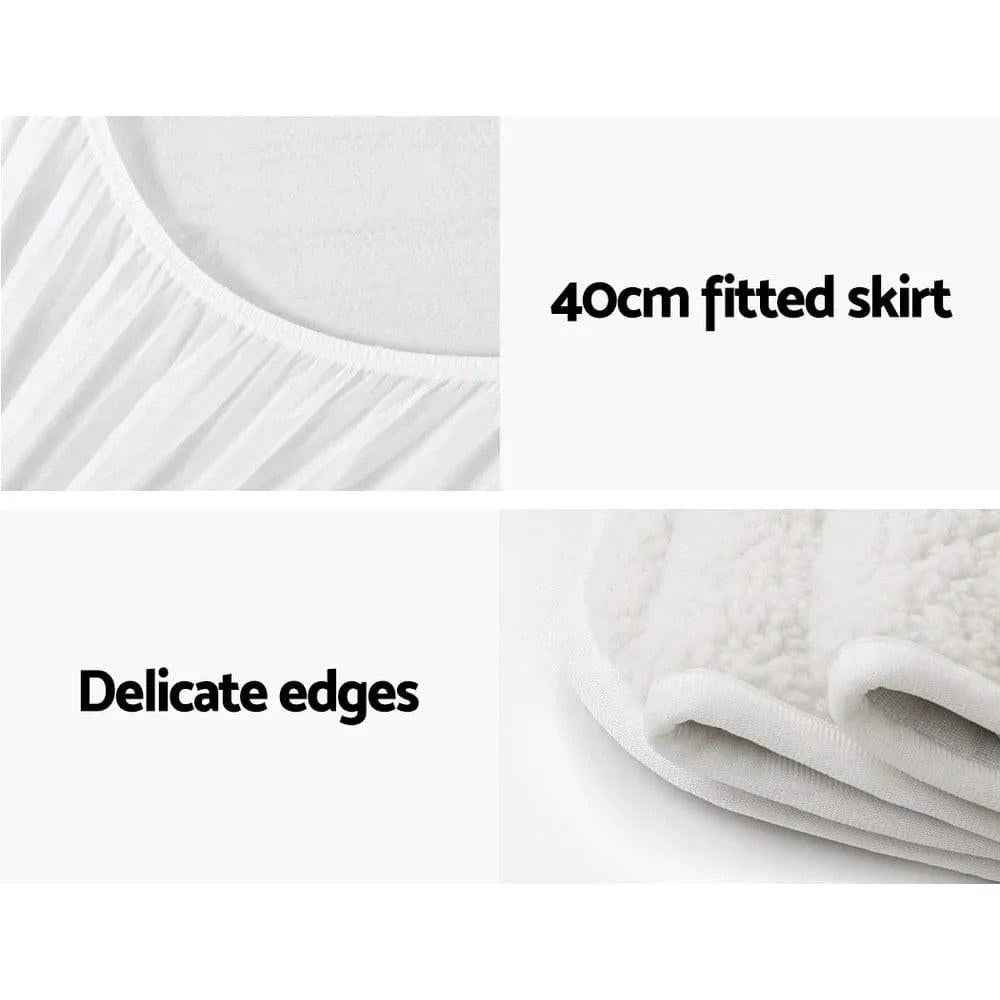 Giselle Bedding Queen Size Electric Blanket Fleece
