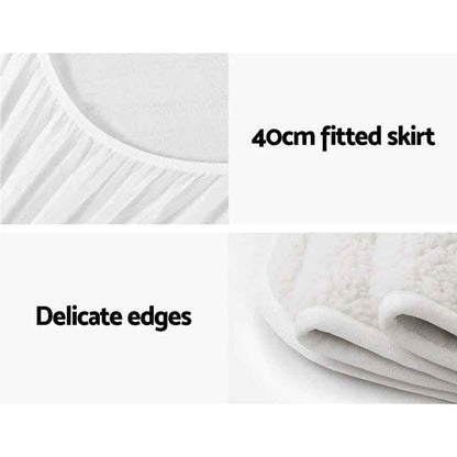 Giselle Bedding Queen Size Electric Blanket Fleece