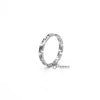 Stainless Steel Greek Key Women's Ring