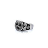 Stainless Steel Antiqued Triskele / Triple Spirals Casting Men's Rings