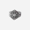 Stainless Steel Compass Ring