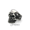 Stainless Steel Gothic Skull Cast Mens Ring