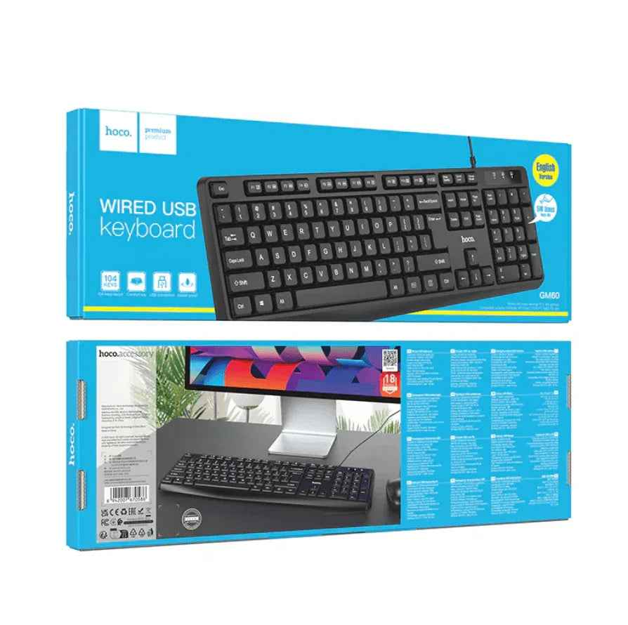 USB Wired Full Size Keyboard (GM60)