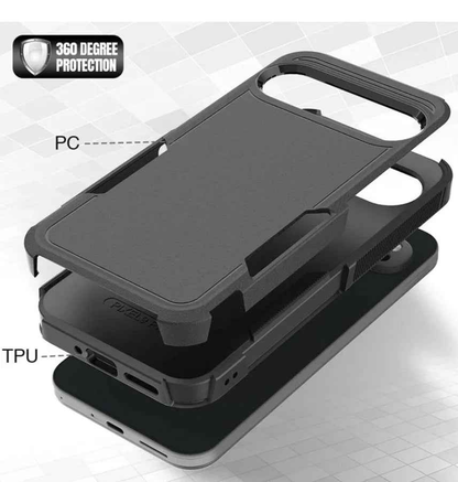 Google Pixel 9 Pro XL Dual Layer Armor Hard Case