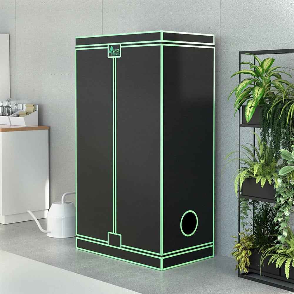 Green Fingers Grow Tent 100x60x180cm 4 Tiers Kits Hydroponics Indoor Grow System