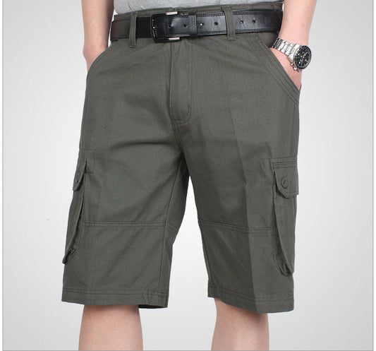 Cargo Short 1/2 Pants Outdoor Solid Color Work Short Multi-pocket Hiking Camping dealonline.co.nz