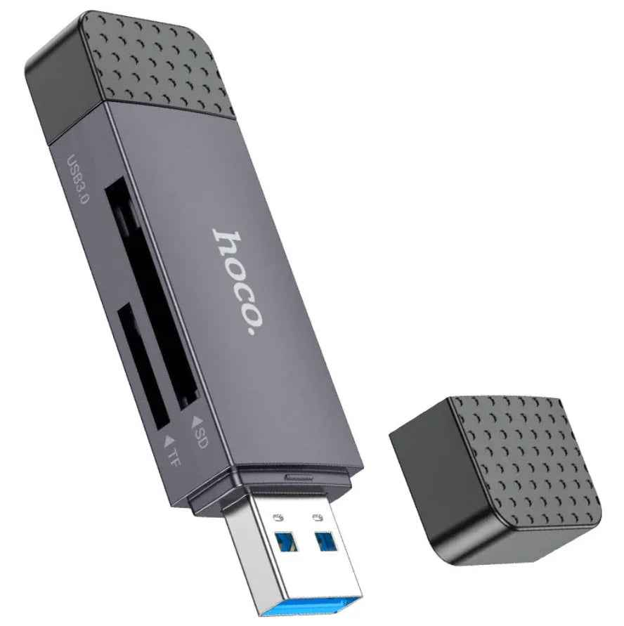 HB45 2-in-1 USB 3.0 Card Reader NZ – Dual USB-A & Type-C