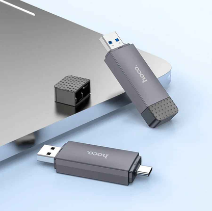 HB45 2-in-1 USB 3.0 Card Reader NZ – Dual USB-A & Type-C