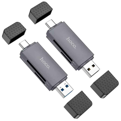 HB45 2-in-1 USB 3.0 Card Reader NZ – Dual USB-A & Type-C