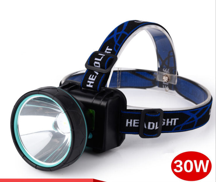 Headlamps Headlight Rechargeable 30W 500meter 15hours White Light dealonline.co.nz