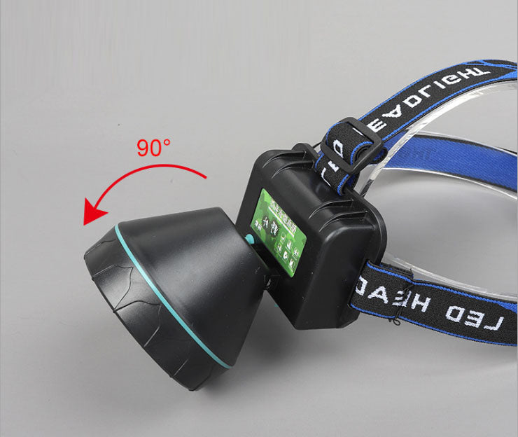 Headlamps Headlight Rechargeable 30W 500meter 15hours White Light dealonline.co.nz