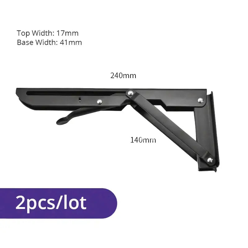 Heavy Duty Folding Shelf Brackets for RV / Caravan Tables (2PCS) Habicare