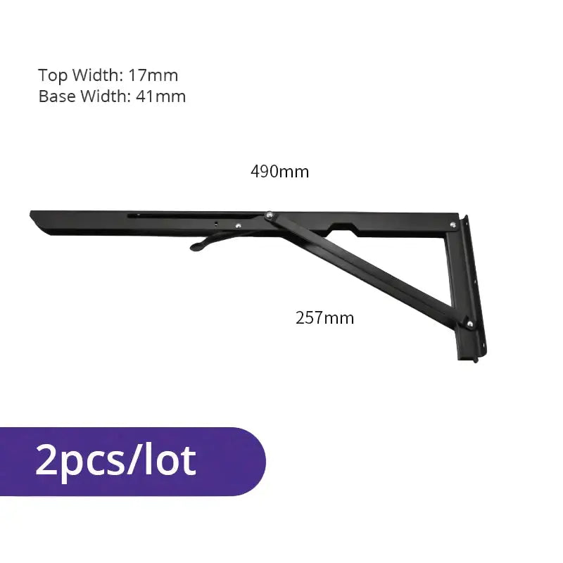 Heavy Duty Folding Shelf Brackets for RV / Caravan Tables (2PCS) Habicare