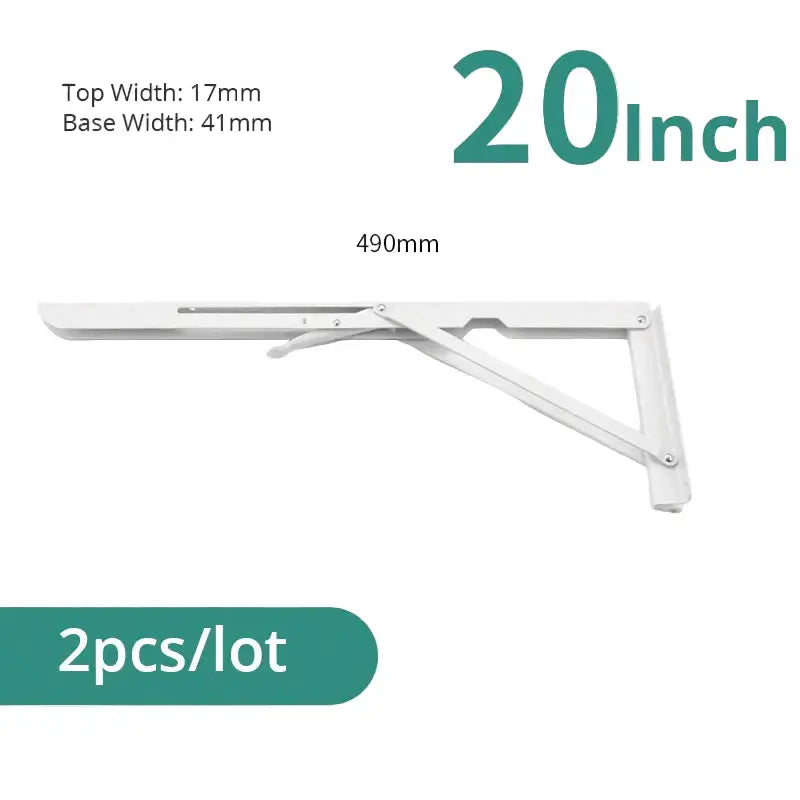 Heavy Duty Folding Shelf Brackets for RV / Caravan Tables (2PCS) Habicare