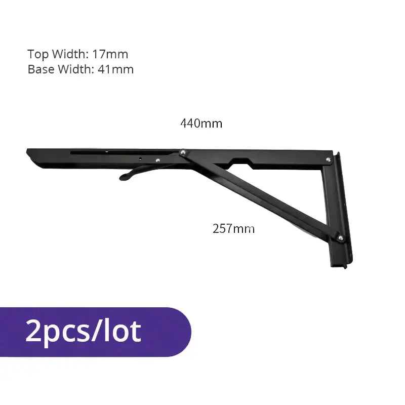 Heavy Duty Folding Shelf Brackets for RV / Caravan Tables (2PCS) Habicare