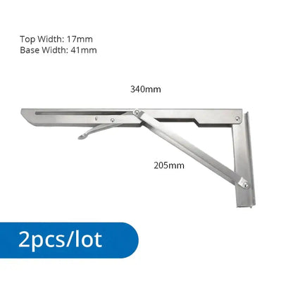 Heavy Duty Folding Shelf Brackets for RV / Caravan Tables (2PCS) Habicare