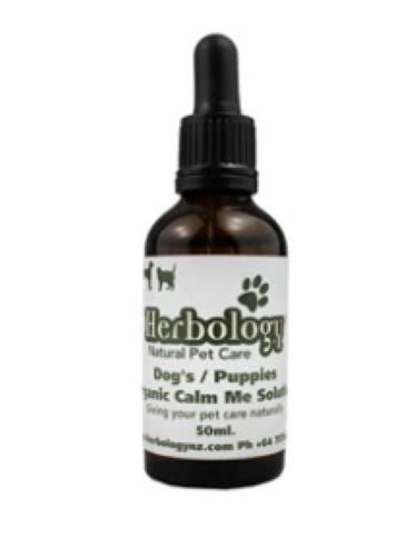 Herbology Calm Me Solution For Dogs & Puppies 50ml Animal Addiction Limited