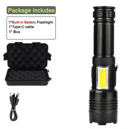 High Power Rechargeable LED Flashlight Habicare