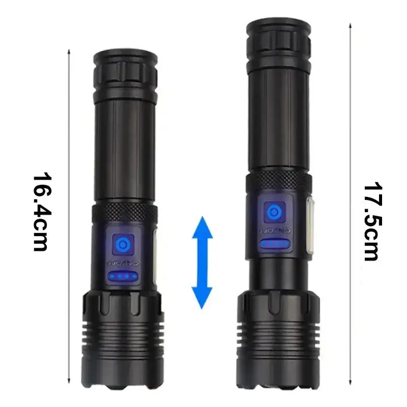 High Power Rechargeable LED Flashlight Habicare