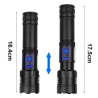 High Power Rechargeable LED Flashlight Habicare
