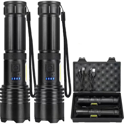 High Power Rechargeable LED Flashlight Habicare